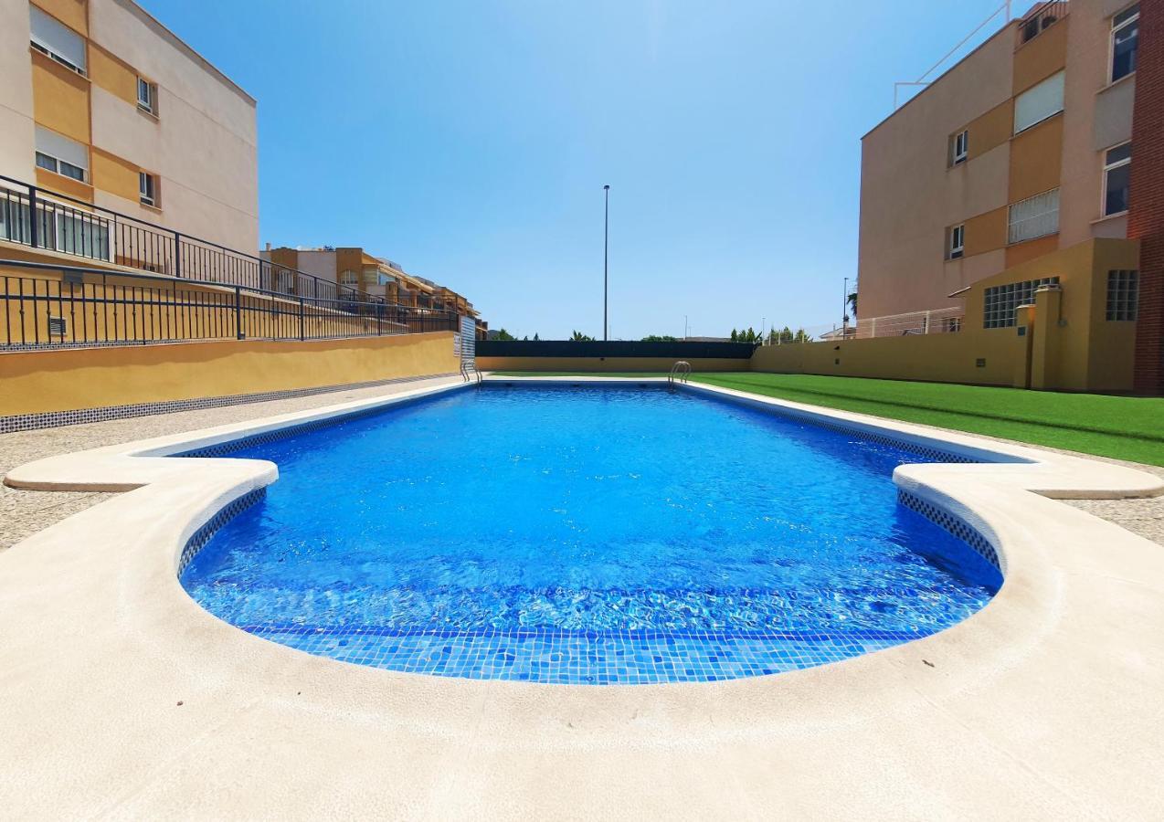 Apartamento Amplia Terraza Con Piscina, Garaje Y Aire Acondicionado - By Aloha Palma Águilas Exterior foto