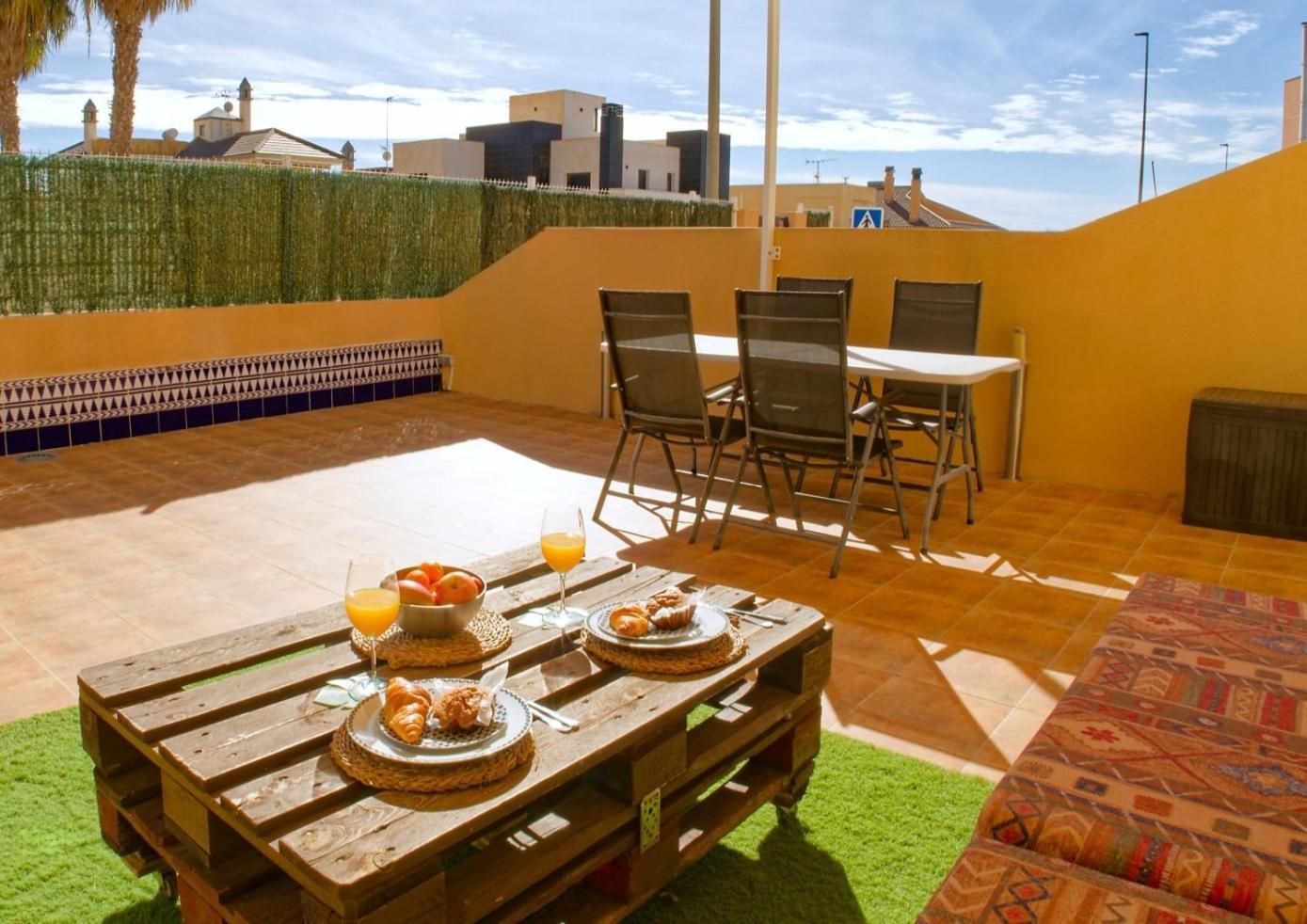 Apartamento Amplia Terraza Con Piscina, Garaje Y Aire Acondicionado - By Aloha Palma Águilas Exterior foto